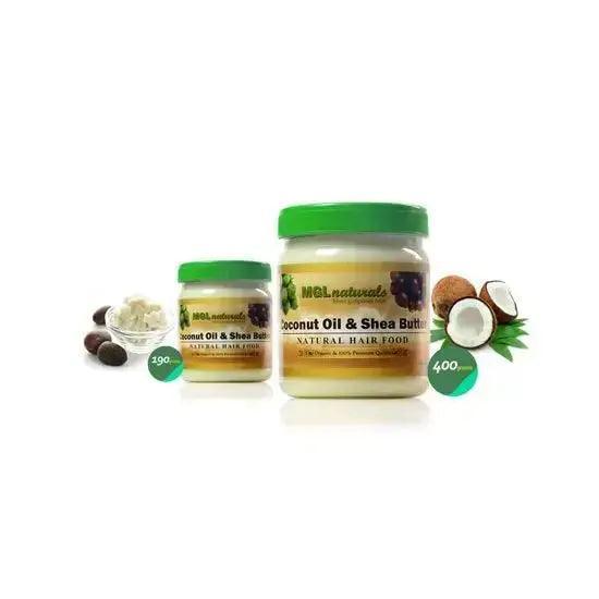MGL Naturals Coconut And Shea Butter Hair Food (400g) - Honesty Sales