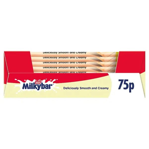 Milkybar White Chocolate Bar 25g PMP 75p (Case of 40) - Honesty Sales