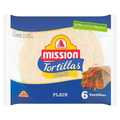 Mission 6 Tortillas Plain 368g - Honesty Sales U.K