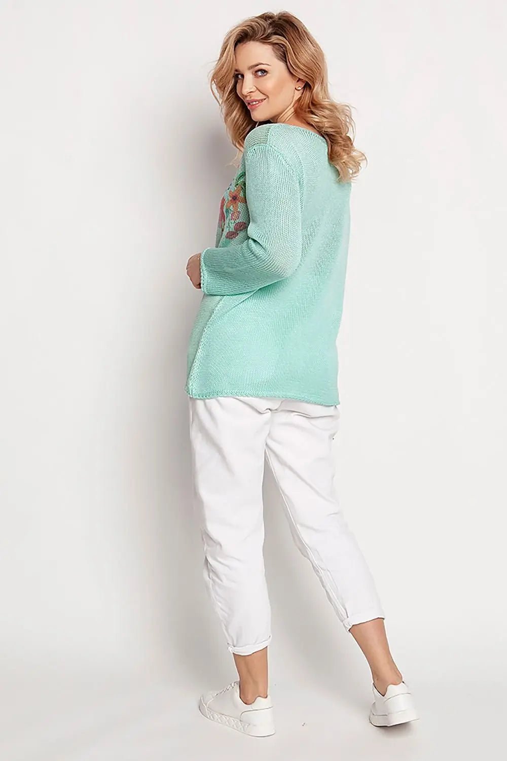MKM floral print lightweight sweater - Honesty Sales