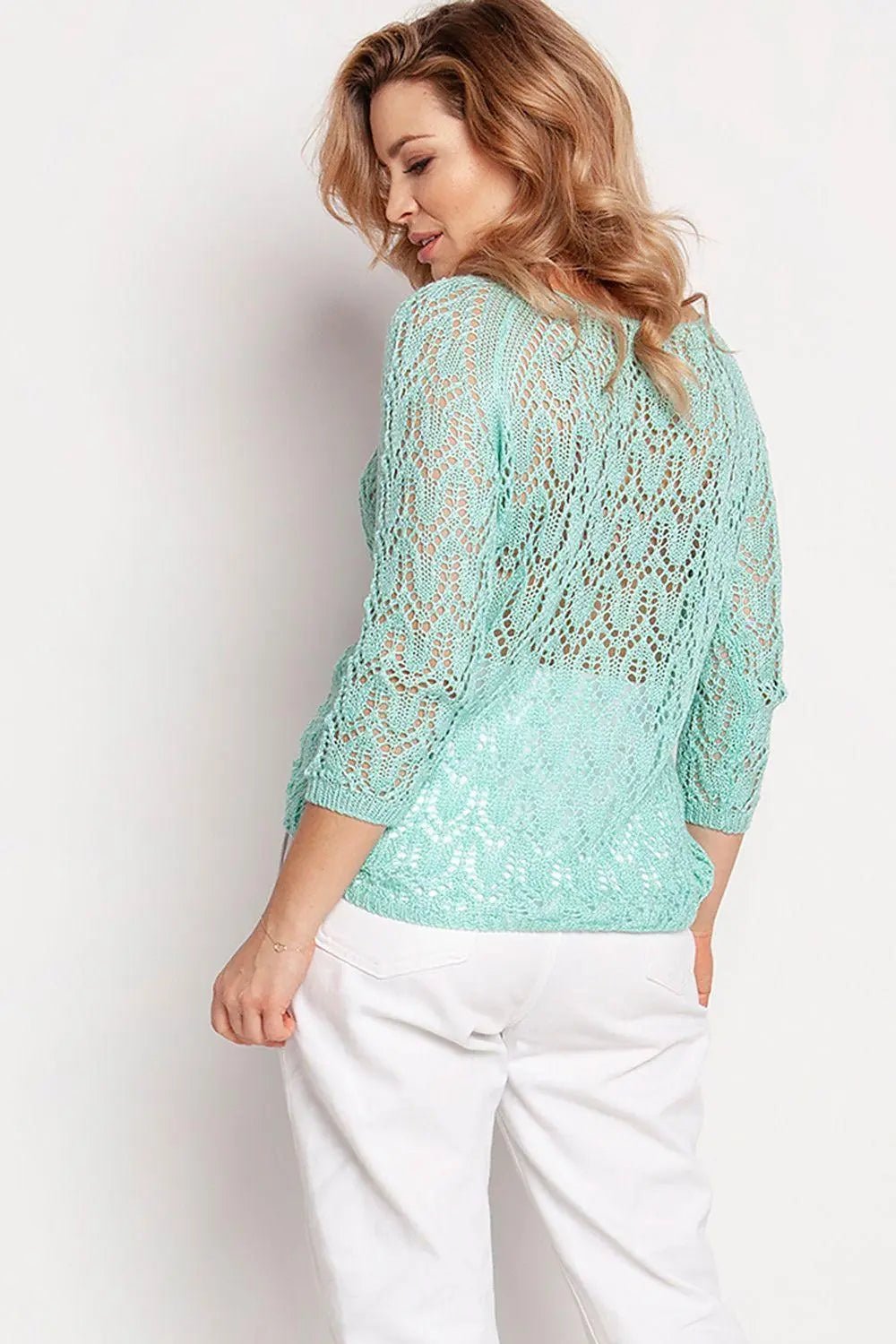 MKM knitted finest lace blouse - Honesty Sales
