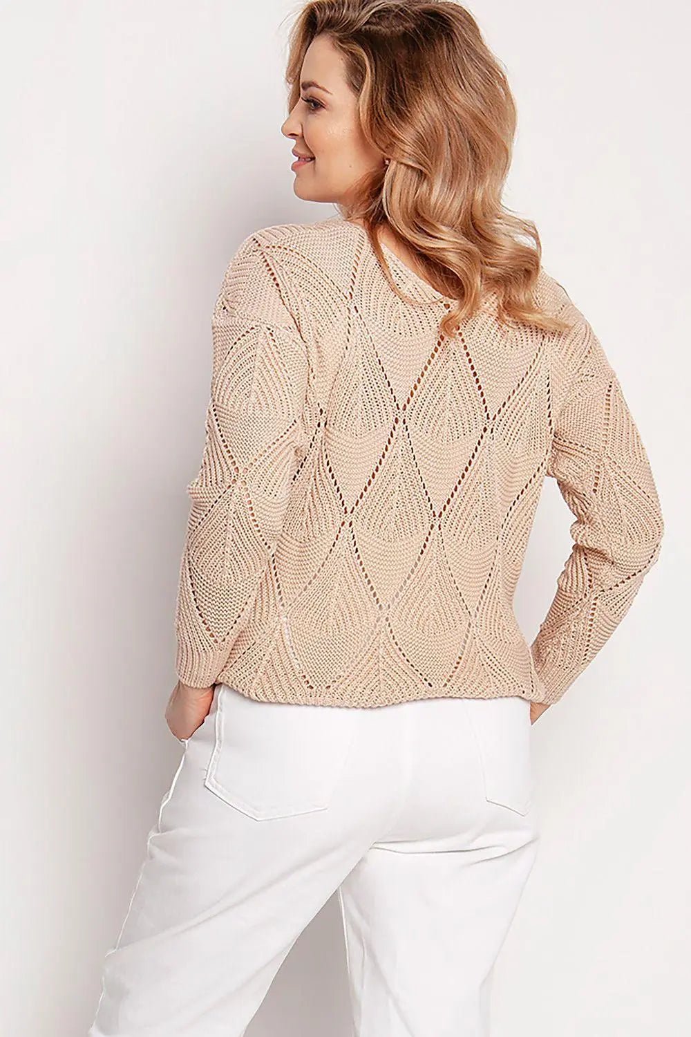 MKM loose, openwork, ribbed sweater - Honesty Sales