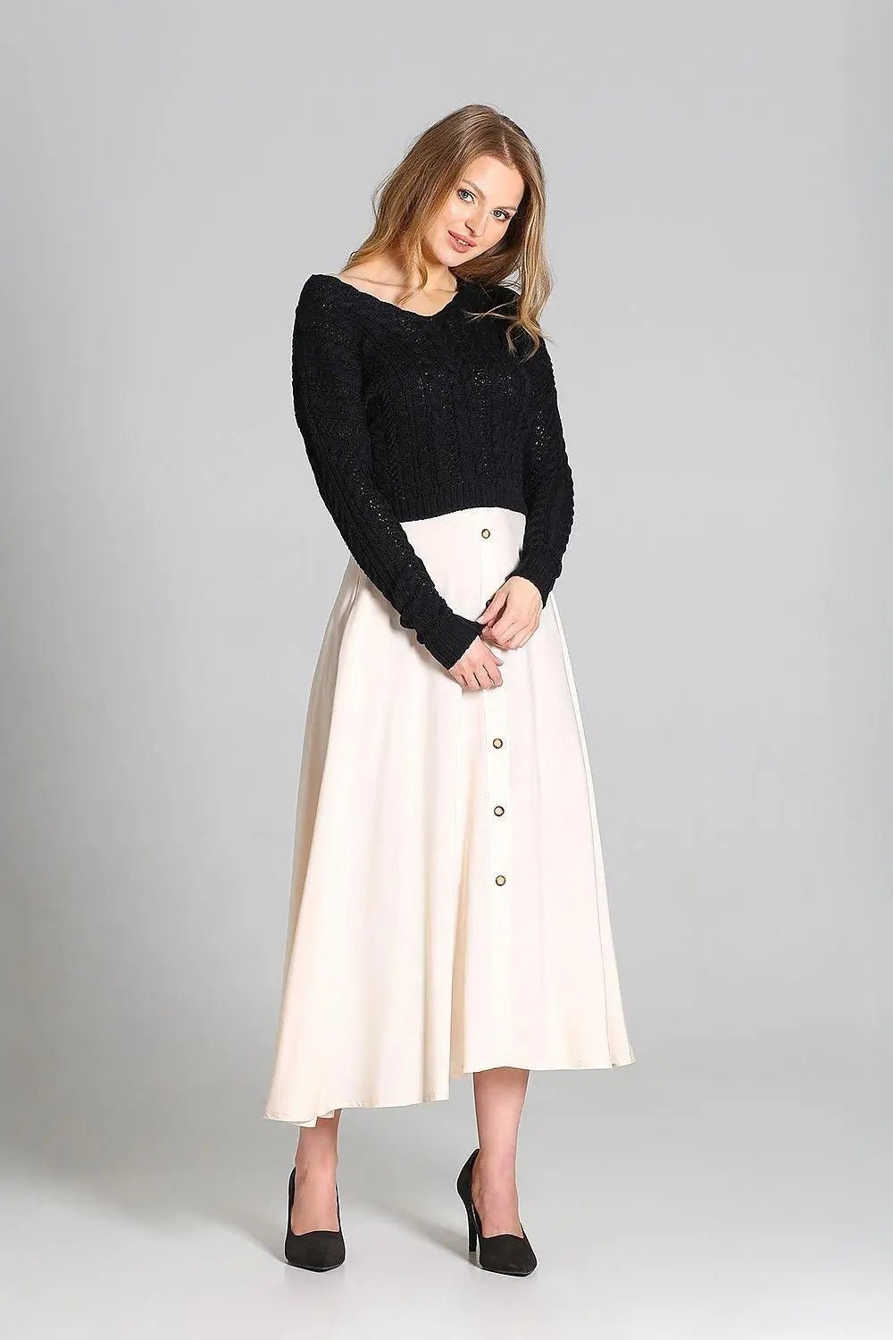 MKM plaid patterns short sweater - Honesty Sales