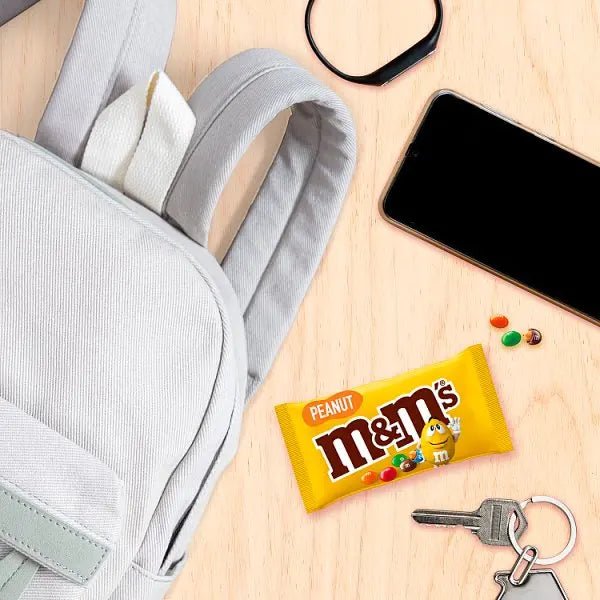 M&M'S Milk Chocolate Crunchy Peanut Bag 45g (Case of 24) - Honesty Sales