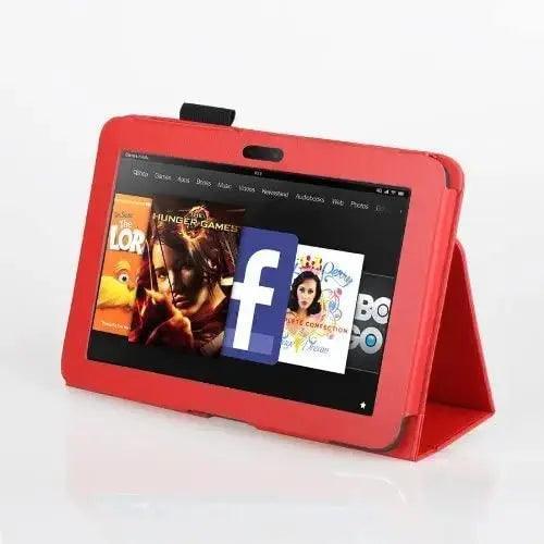 MOFRED Red Case for 6" Kindle Tablet, with screen protector & stylus, New - Honesty Sales