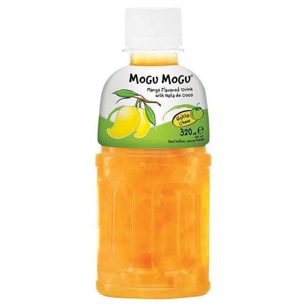 Mogu Mogu Mango Flavored Drink with Nata de Coco 320ml (Case of 24) - Honesty Sales