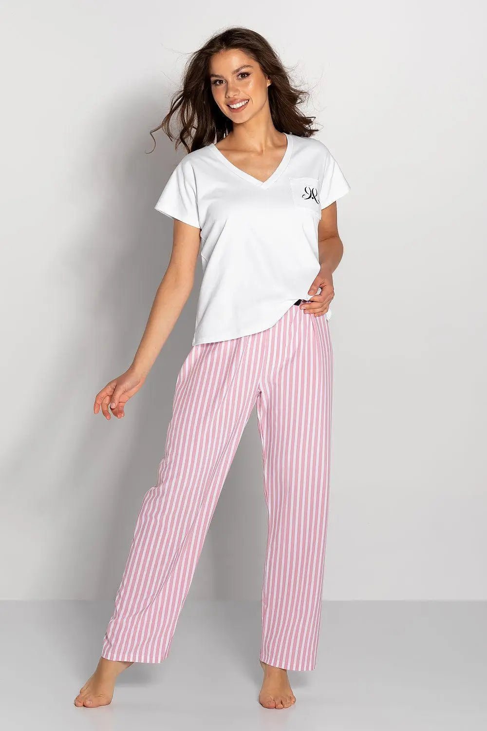 Momenti Per Me blouse and long pants ladies pajamas - Honesty Sales