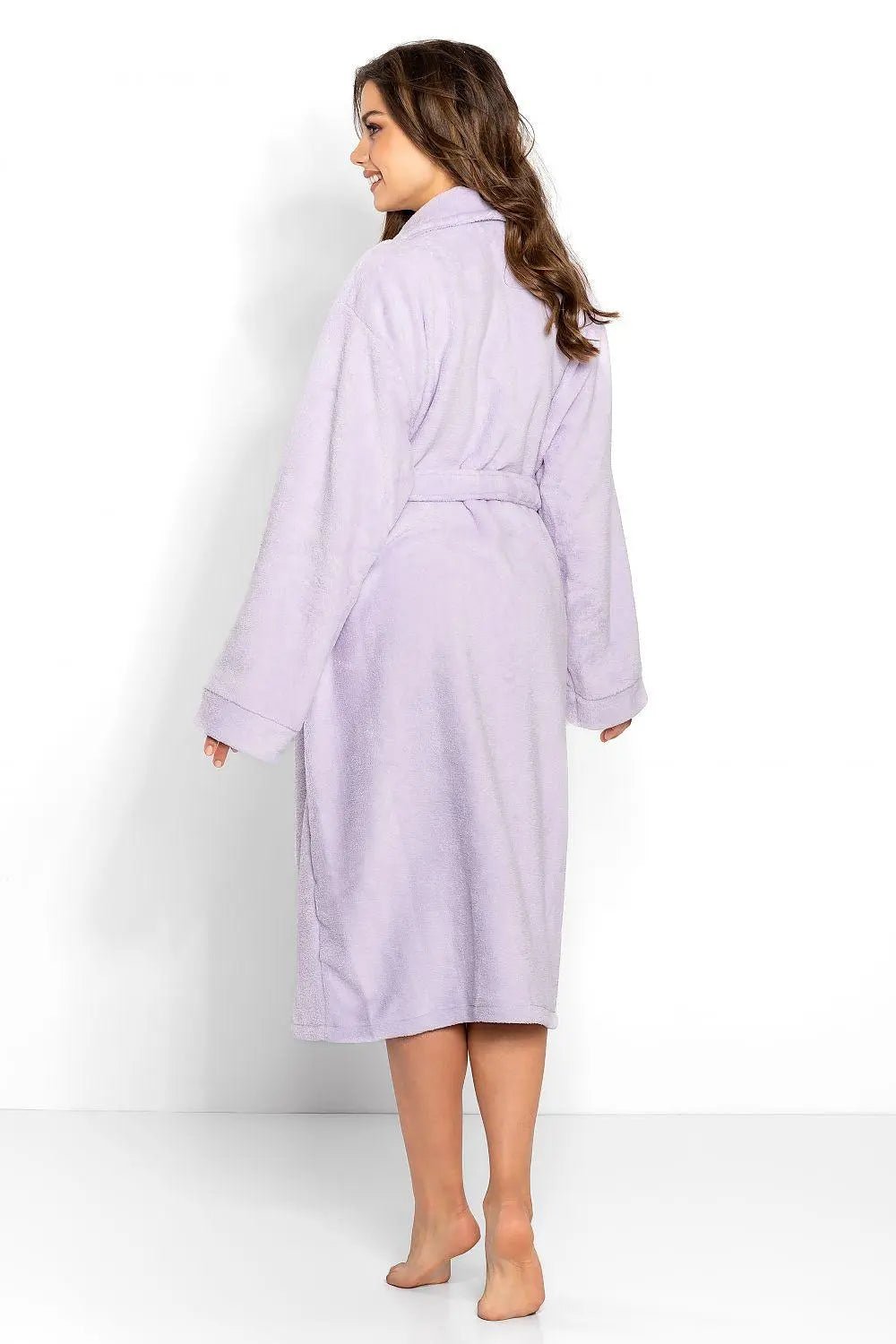 Momenti Per Me high quality purple shade womens bathrobe - Honesty Sales