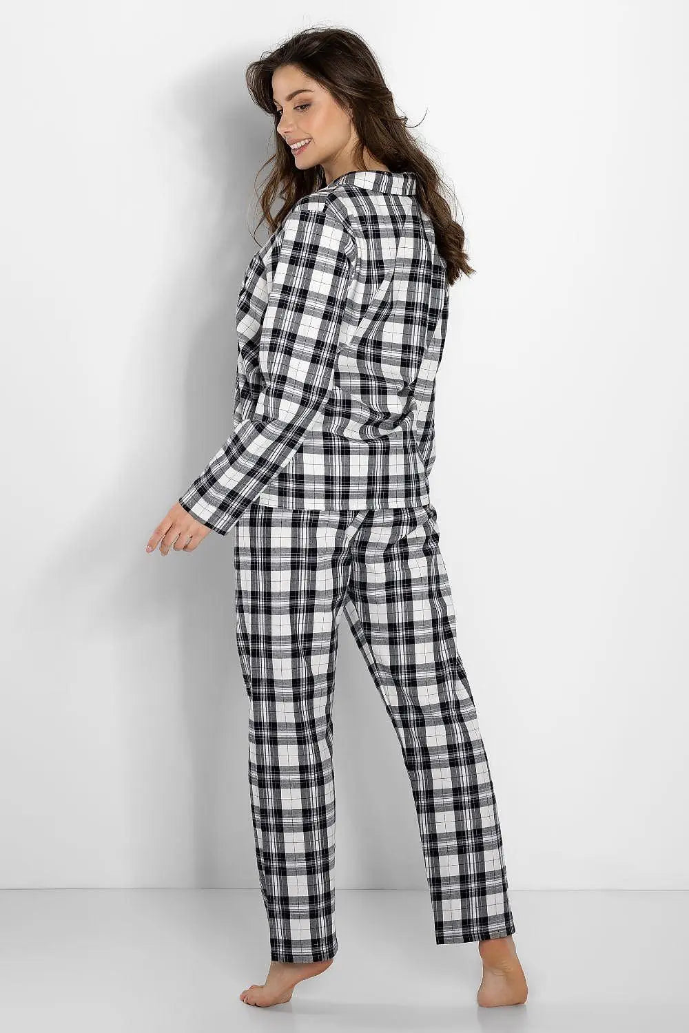 Momenti Per Me long-sleeved shirt and long pants womens pajamas - Honesty Sales