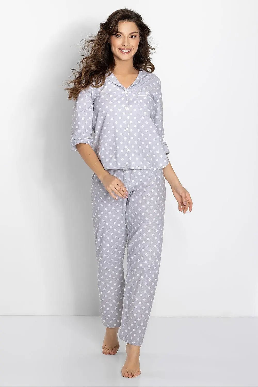 Momenti Per Me modern long pants and shirt womens pajamas - Honesty Sales
