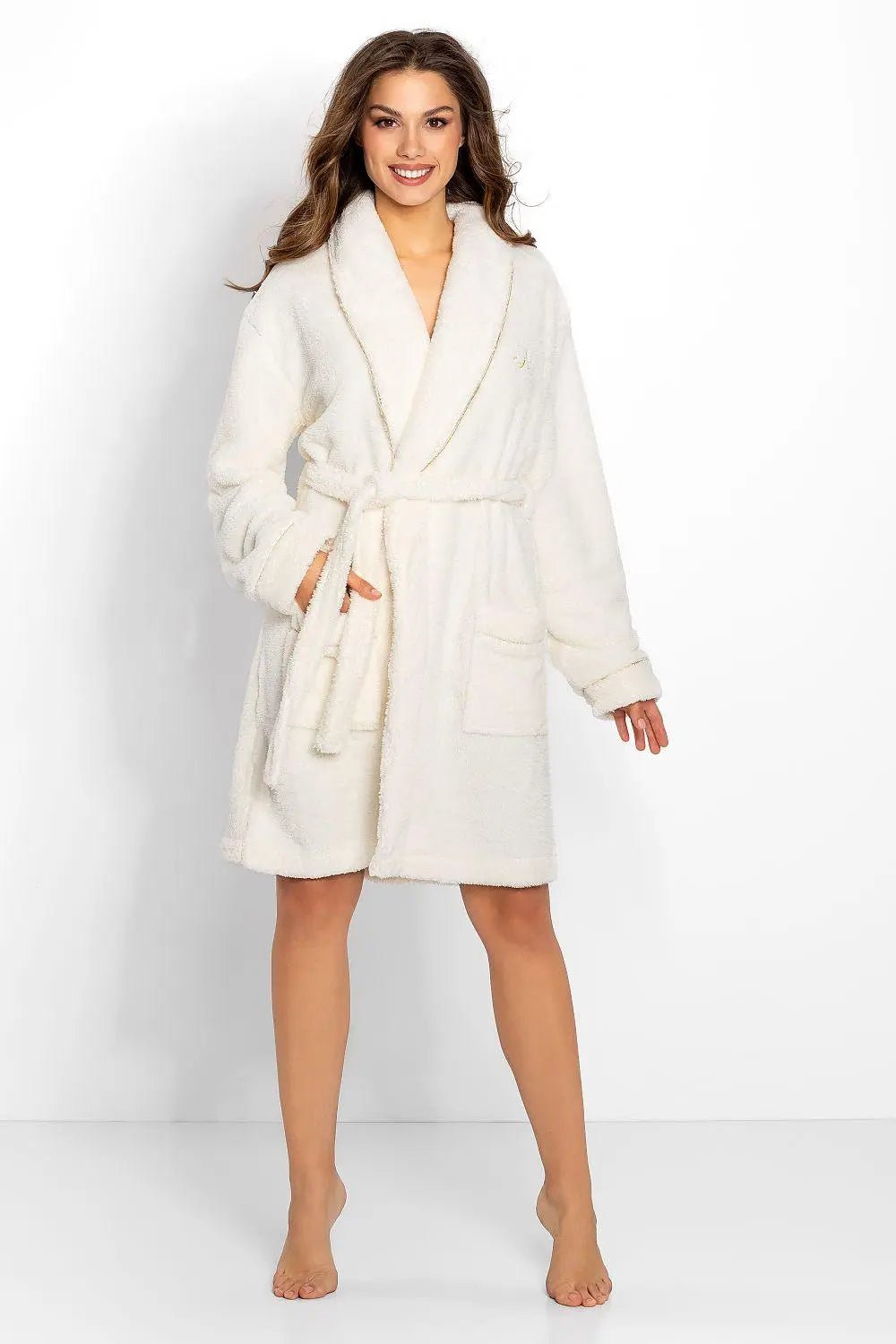 Momenti Per Me warm, fluffy, soft dressing gown bathrobe - Honesty Sales
