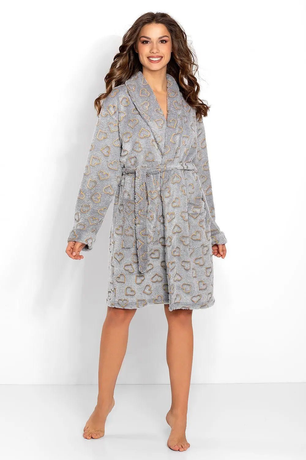 Momenti Per Me womens long-sleeved bathrobe - Honesty Sales