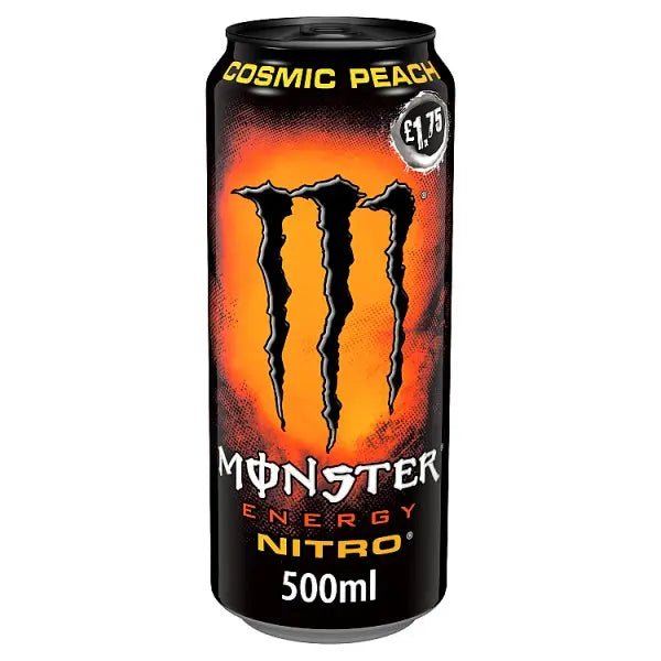 Monster Energy Drink Nitro Cosmic Peach 500ml (Case of 12) - Honesty Sales