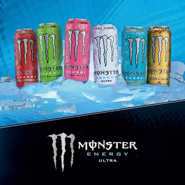 Monster Energy Drink Ultra Zero Sugar 12 x 500ml (Case of 12) - Honesty Sales
