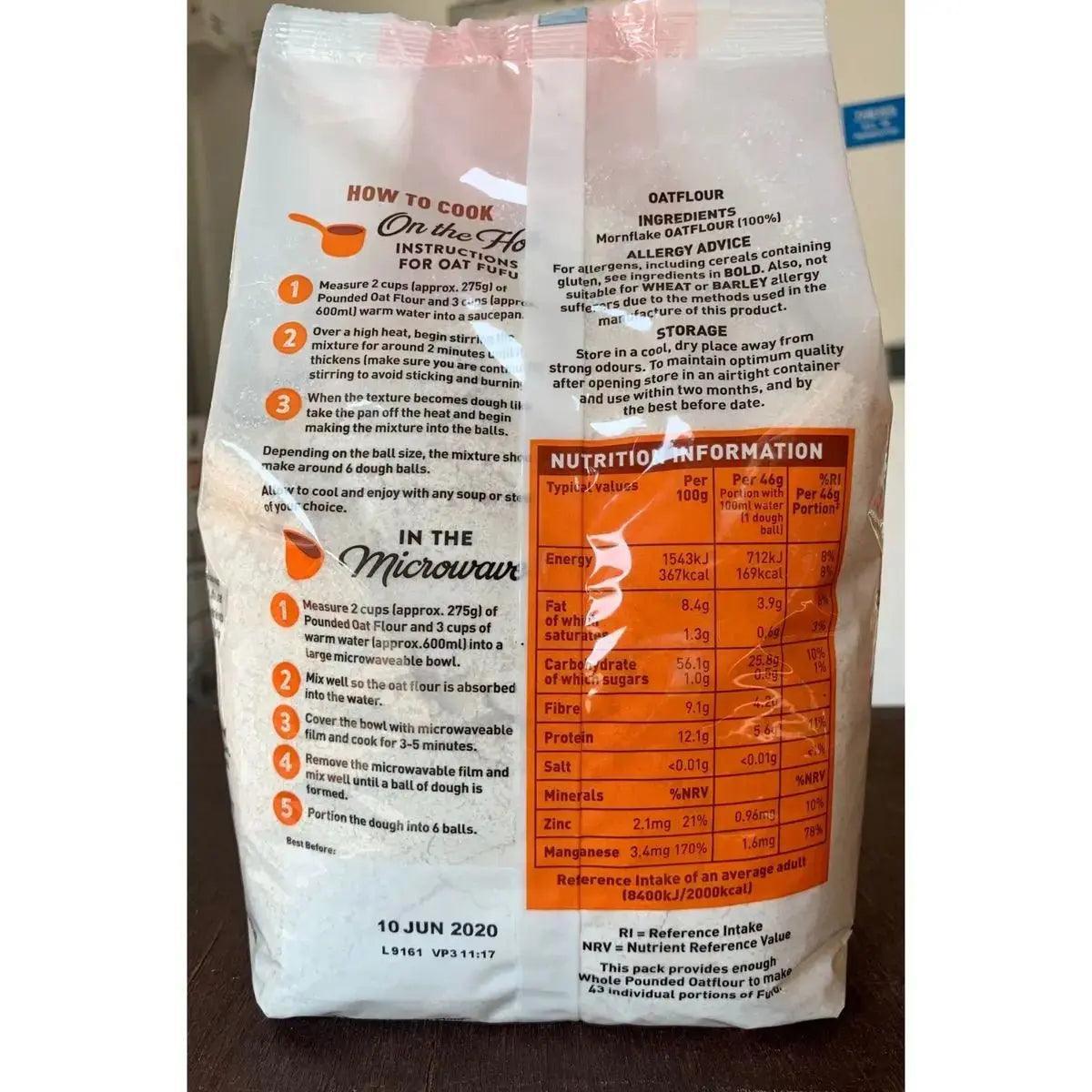 Mornflake Avoine Poundo Fufu 2kg Image secondaire du produit