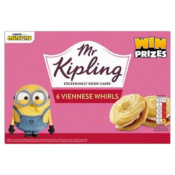 Mr Kipling 6 Viennese Whirls - Honesty Sales