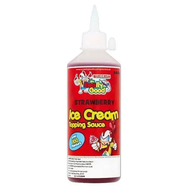 Mr. Really Good Strawberry Ice Cream Topping Sauce 660g - Honesty Sales