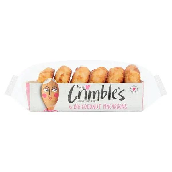 Mrs Crimble's 6 Big Coconut Macaroons 180g (Case of 6) - Honesty Sales