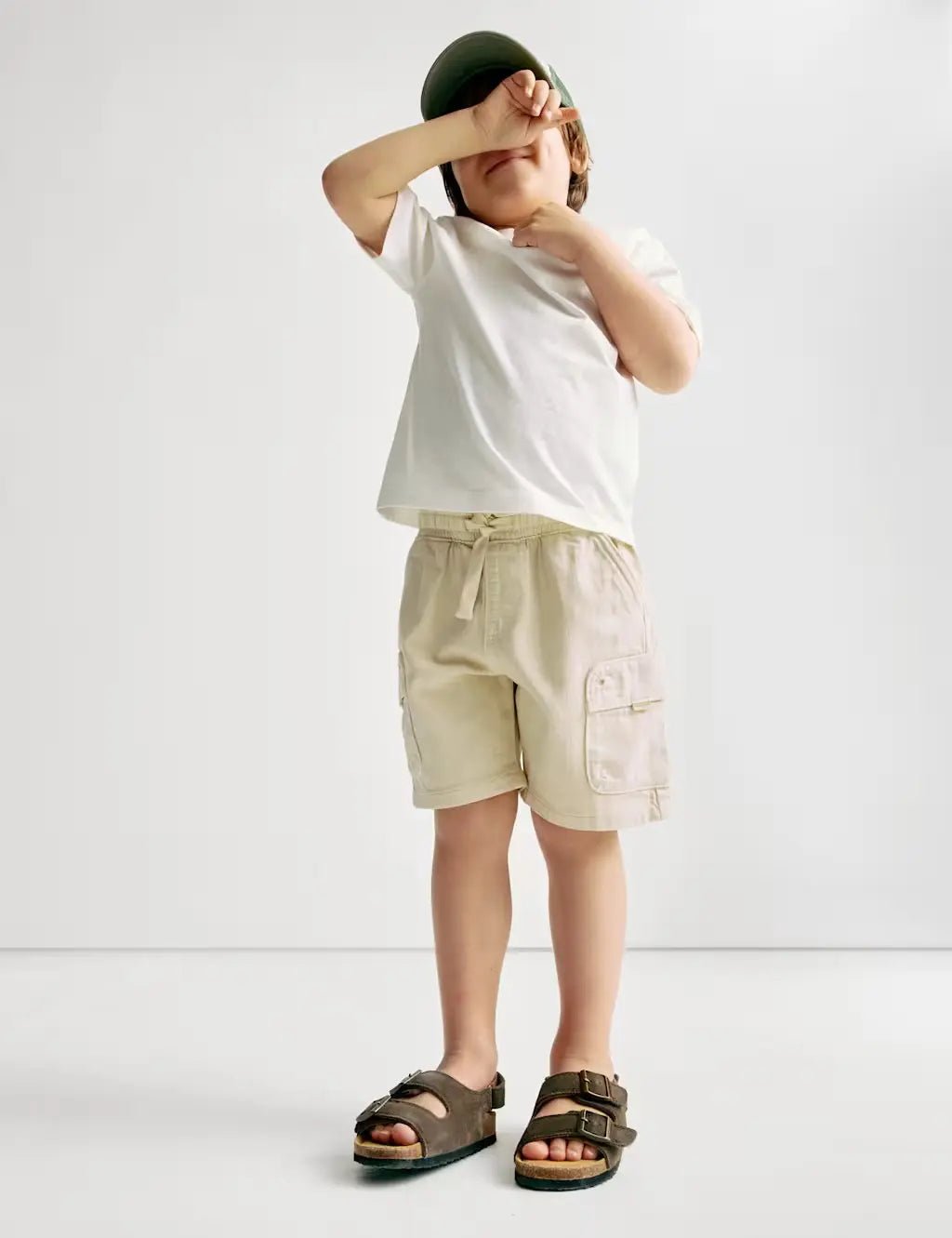 M&S Cotton Rich Cargo Shorts (2 - 8 Yrs) - Honesty Sales