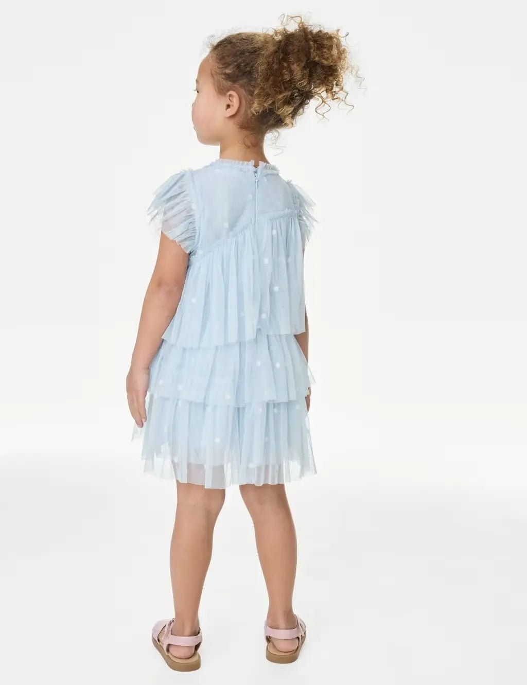 M&S Embroidered Tulle Dress (2 - 16 Yrs) - Honesty Sales
