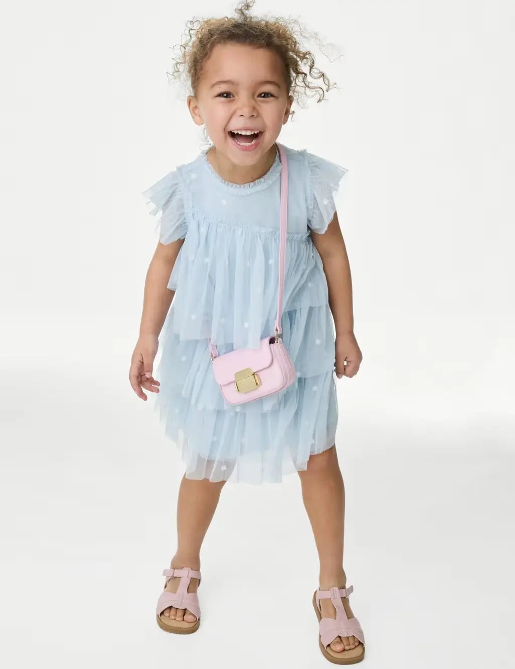 M&S Embroidered Tulle Dress (2 - 16 Yrs) - Honesty Sales