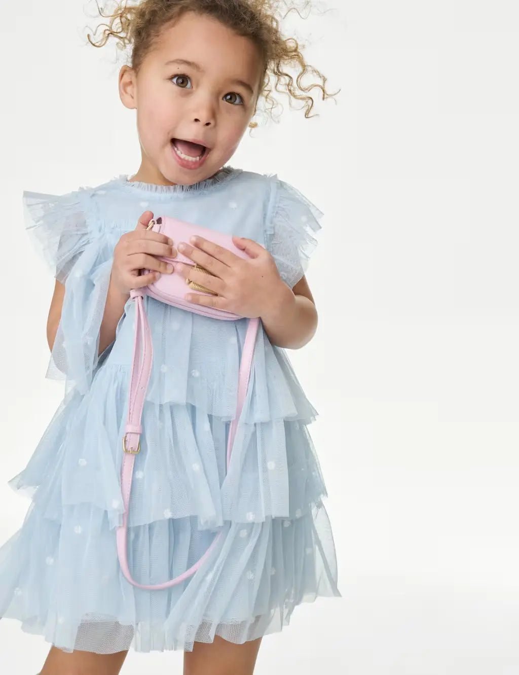 M&S Embroidered Tulle Dress (2 - 16 Yrs) - Honesty Sales