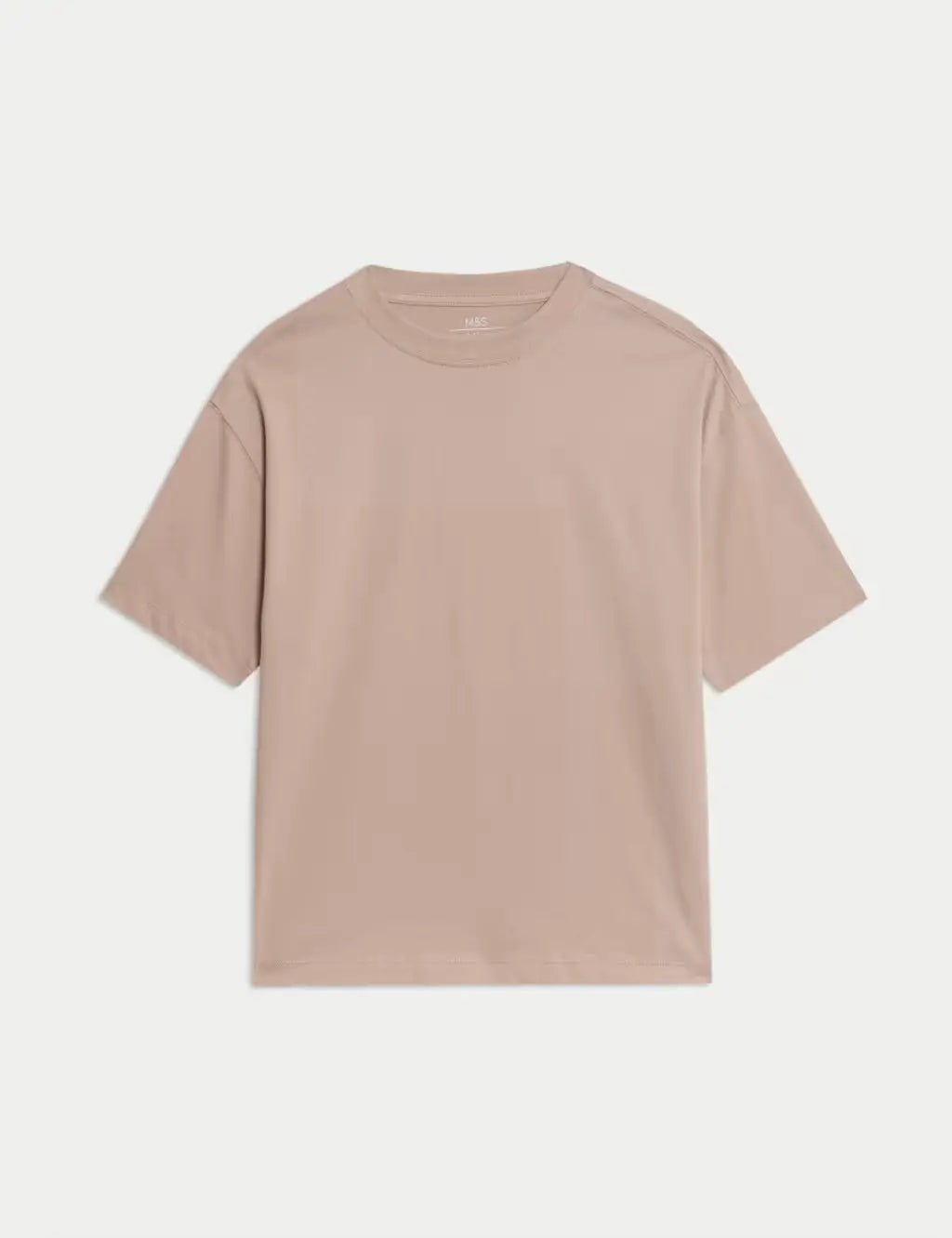 M&S Pure Cotton Plain T-Shirt (2 - 16 Yrs) - Honesty Sales