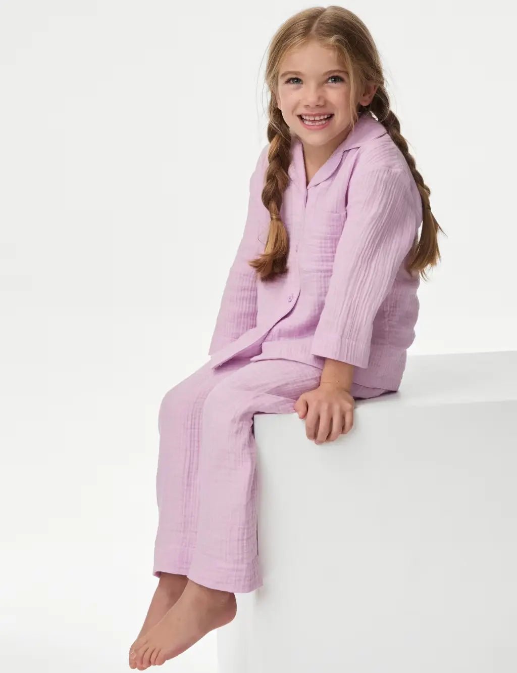 M&S Pure Cotton Pyjamas (1 - 16 Yrs) - Honesty Sales