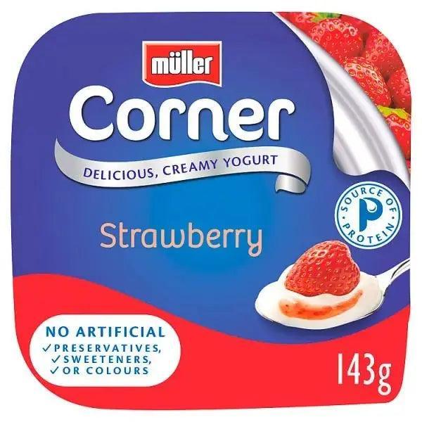 Muller Corner Strawberry Yogurt 143g - Honesty Sales Hauptbild