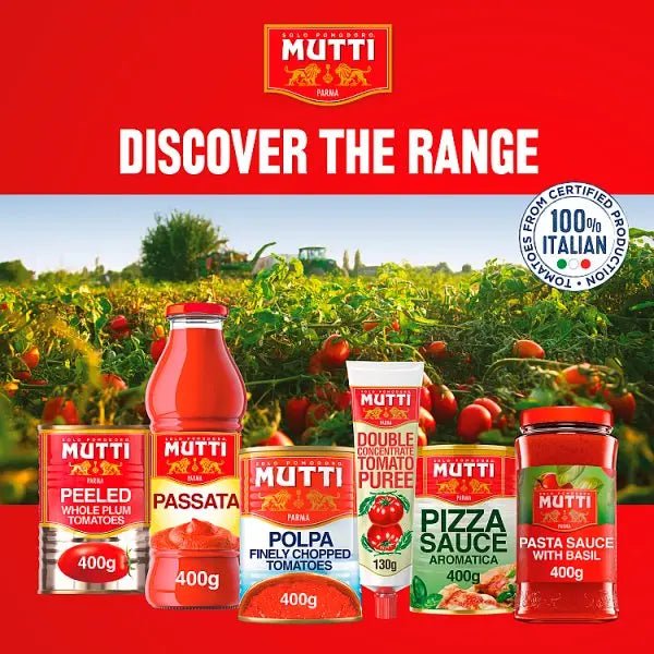 Mutti Pizza Sauce Aromatica with Oregano and Basil 400g (Case of 12) - Honesty Sales