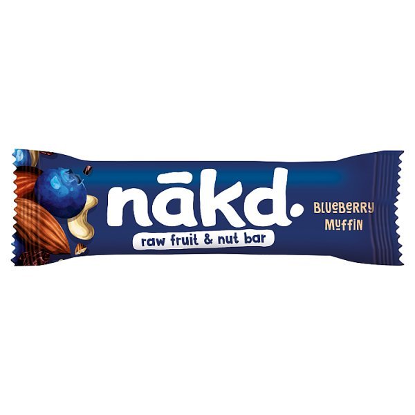 nakd. Blueberry Muffin Fruit & Nut Bar 35g (18 x 35g) - Honesty Sales