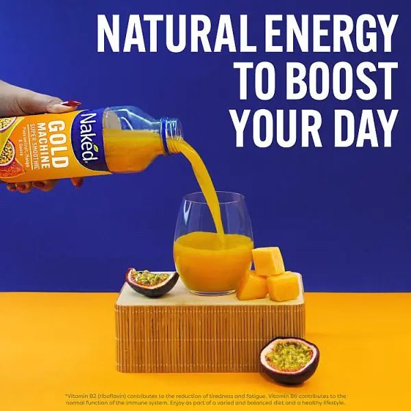 Naked Gold Machine Super Smoothie 300ml (Case of 9) - Honesty Sales