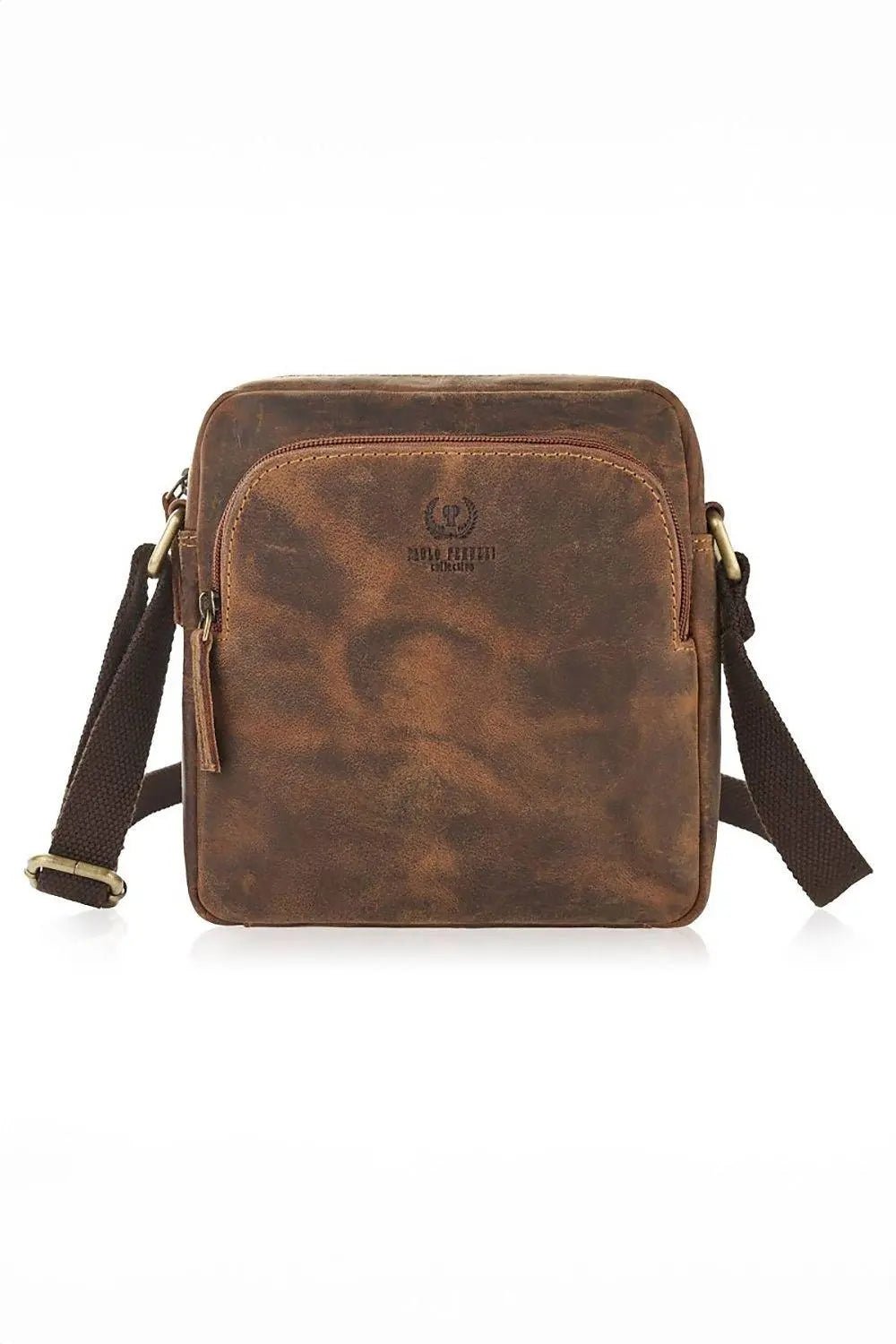 Natural leather bag model 191536 Galanter - Honesty Sales