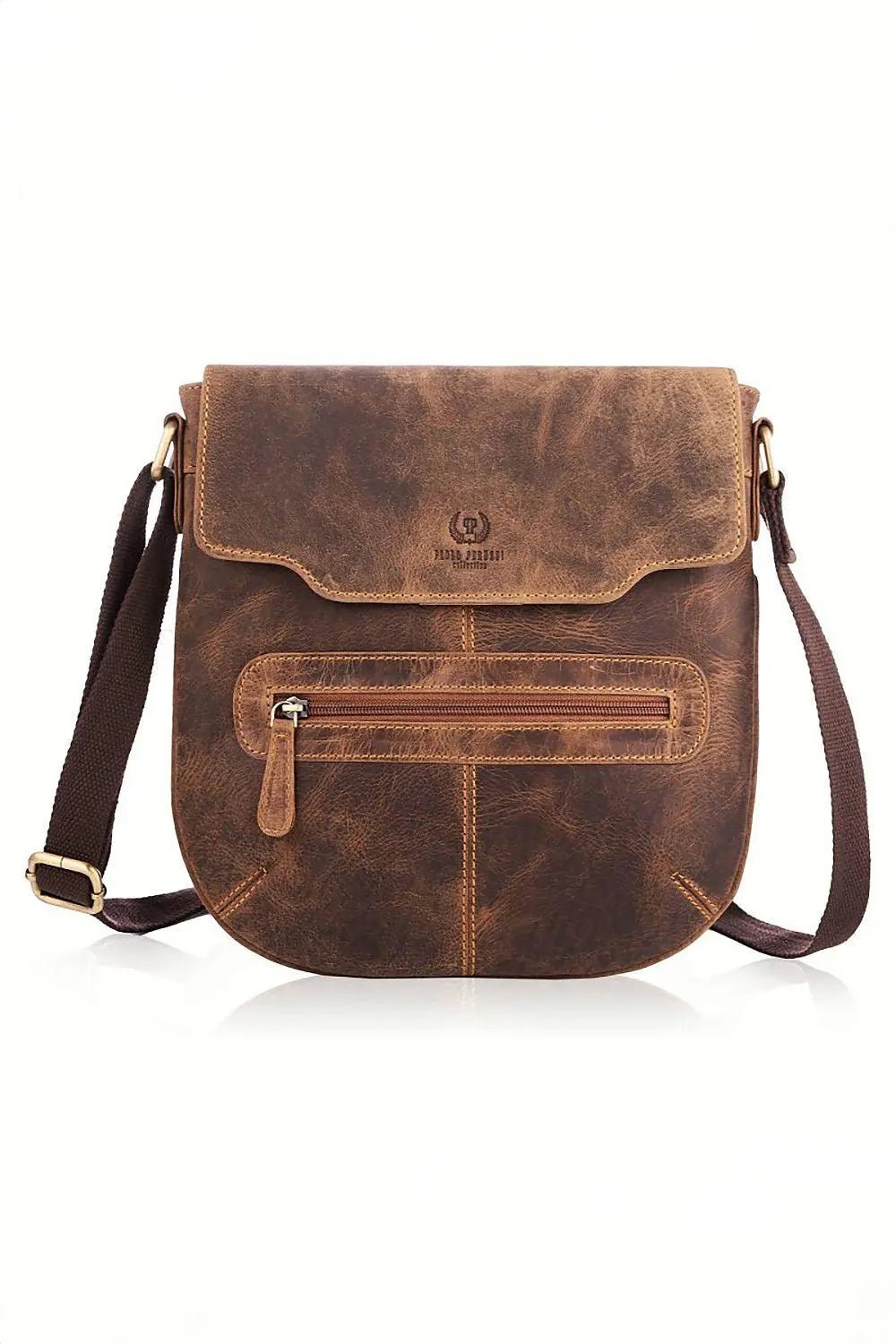 Natural leather bag model 191537 Galanter - Honesty Sales