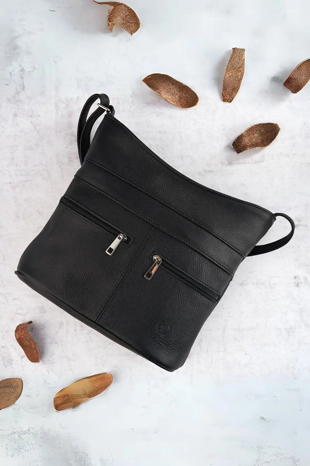 Natural leather bag model 193248 Galanter - Honesty Sales