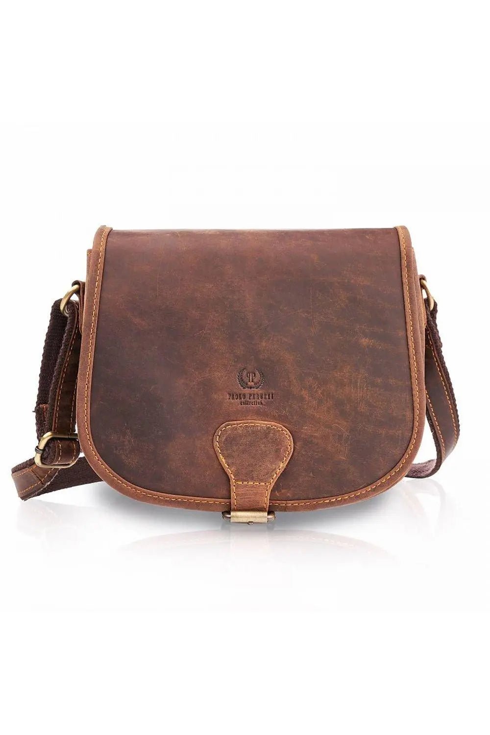 Natural leather bag model 193252 Galanter - Honesty Sales