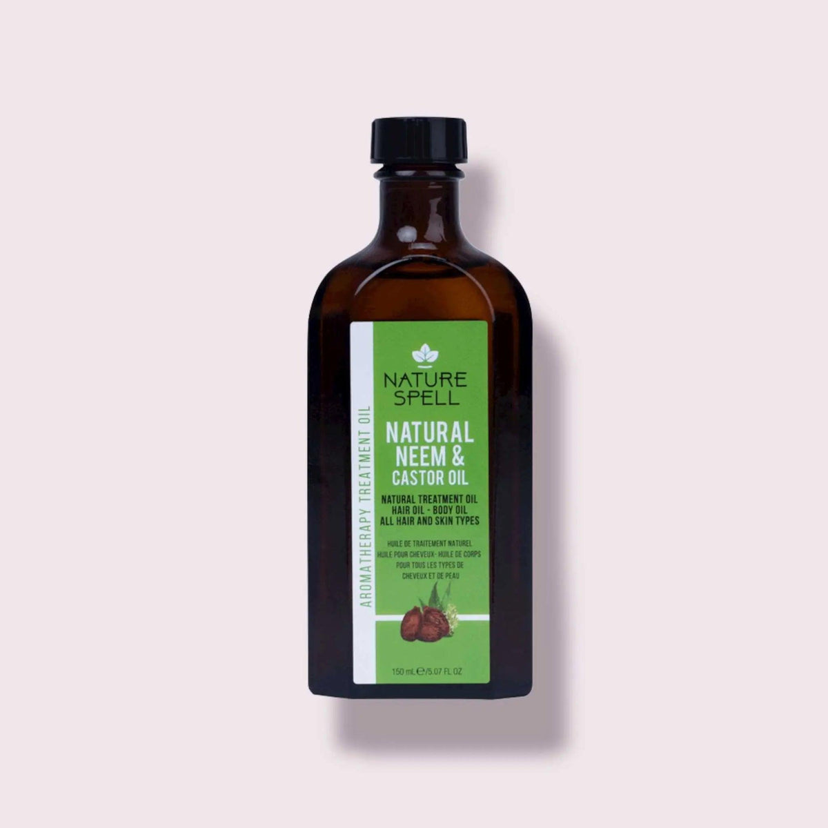 Nature Spell 150ml Neem & Castor Treatment Oil - Honesty Sales