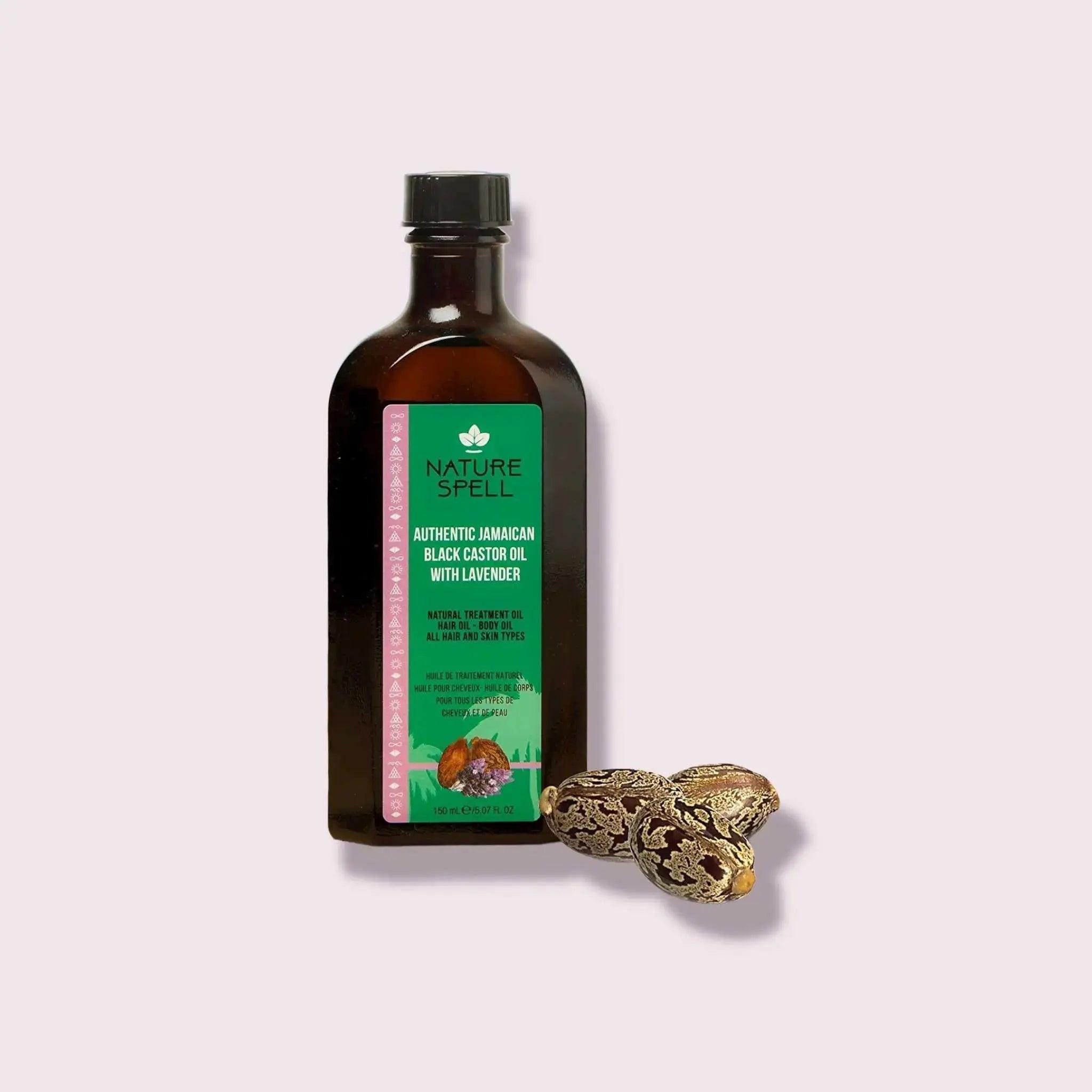 Nature Spell Authentic Jamaican Black Castor Oil with Lavender for Hair & Body 150 ml - Honesty Sales