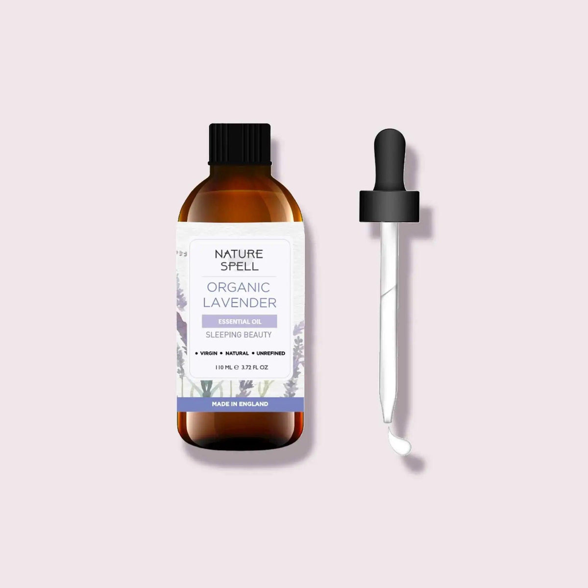 Nature Spell Organic Lavender Essential Oil with dropper - 110ml - Honesty Sales