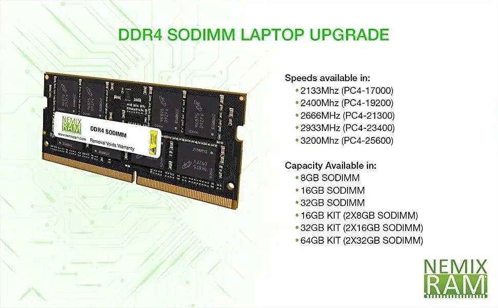 NEMIX RAM 16GB DDR-4 PC4-25600 for PCs – NEW - Honesty Sales