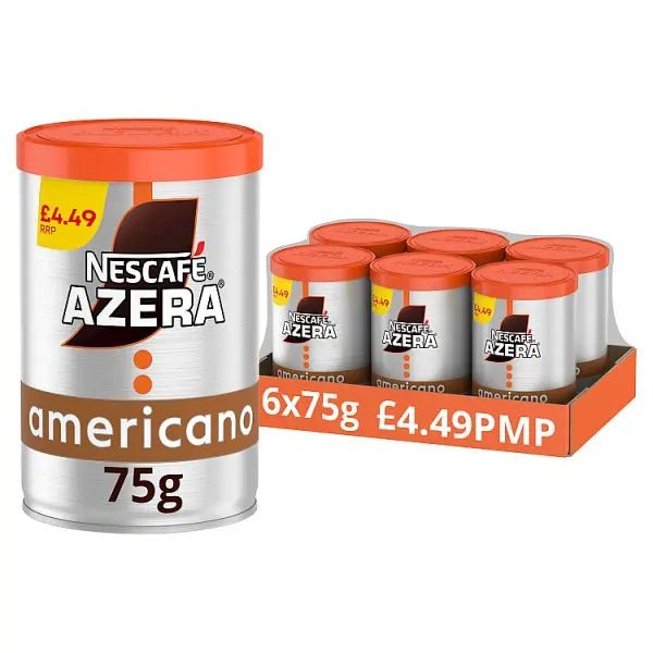 Nescafe Azera Americano Instant Coffee 75g (Case of 6) - Honesty Sales