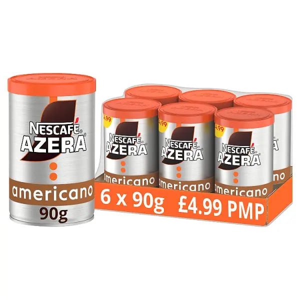 Nescafe Azera Americano Instant Coffee 90g (Case of 6) - Honesty Sales