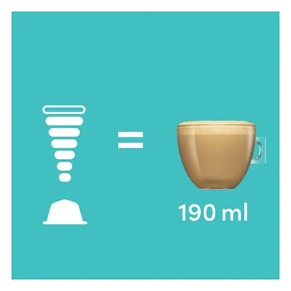 Nescafe Dolce Gusto Flat White 12 x 11.7g (140.4g) - Honesty Sales