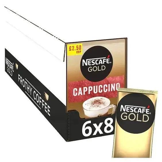 Nescafe Gold Cappuccino Instant Coffee 8 x 17g Sachets - Honesty Sales