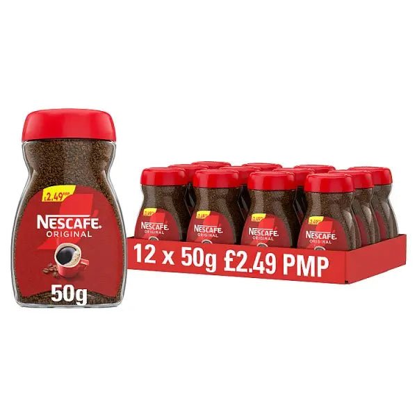Nescafé Original 50g (Case of 12) - Honesty Sales