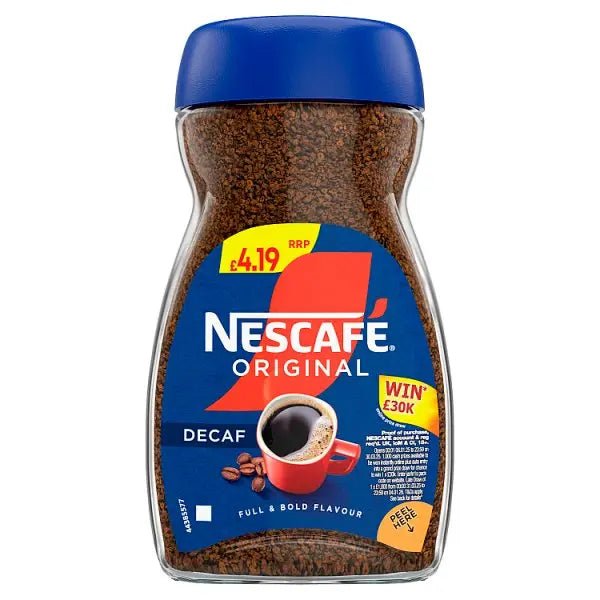 Nescafé Original Decaf 95g (Case of 6) - Honesty Sales