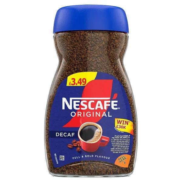 Nescafe Original Decaf Instant Coffee 95g - Honesty Sales