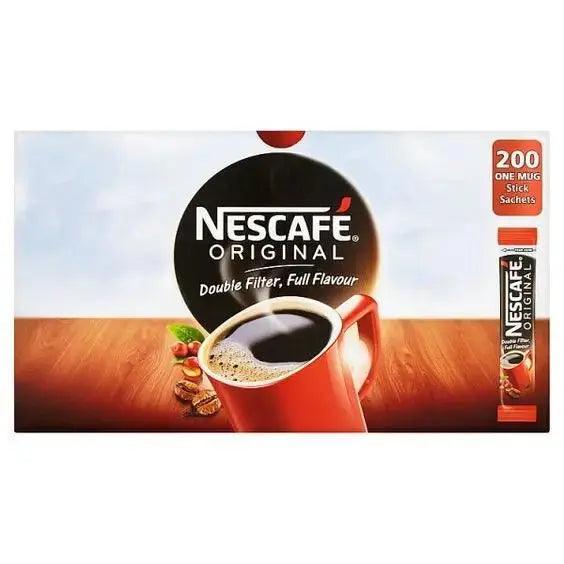 NESCAFE Original Instant Coffee, 200 Sachets x 1.8g - Honesty Sales