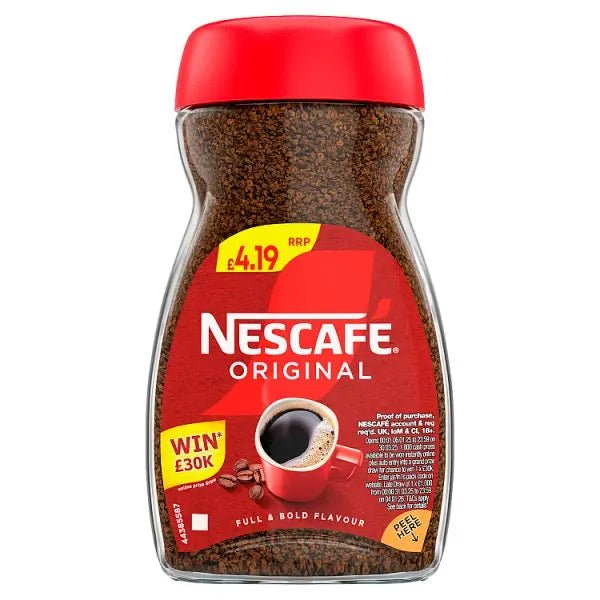 Nescafe Original Instant Coffee 95g (Case of 6) - Honesty Sales