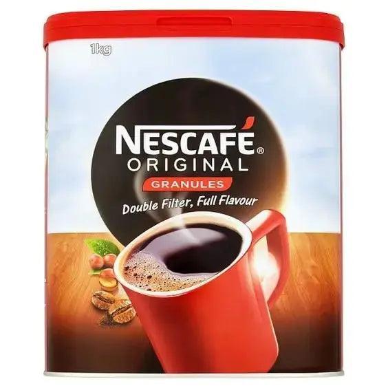 NESCAFE Original Instant Coffee Granules Tin 1kg - Honesty Sales